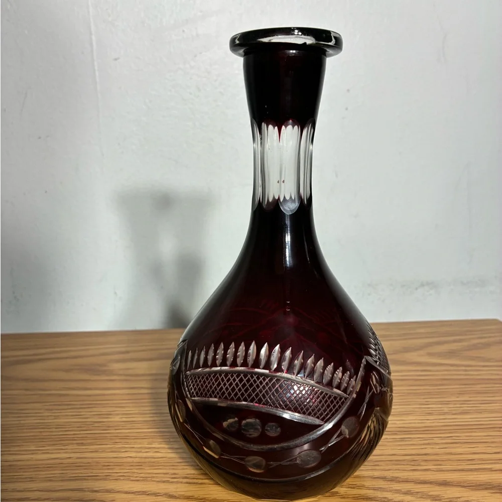 Vintage decanter without